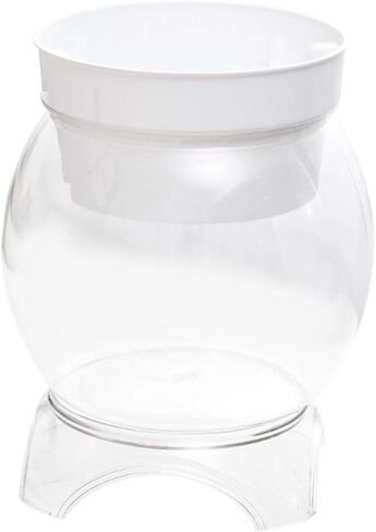 وعاء السمك لسطح المكتب، حوض السمك، زارع مائي لغرفة المعيشة، مزهرية تررم، وعاء النبات متعدد الوظائف، شفاف، 23.5 سم × 31 سم in Kuwait