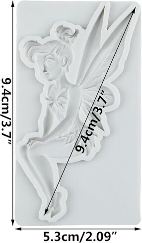 Flower Fairy Polymer Clay Silicone Mold for DIY Crafts Epoxy Resin Casting Air Dry Polymer Clay Plaster Jewelry Making in Saudi Arabia