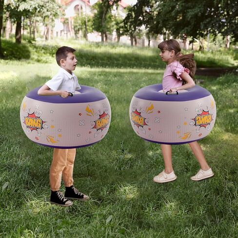 DIMAR GARDEN 2 Pcs Sumo Balls, Inflatable Bubble Bounce Ball for Outdoor Fun, Lawn Game Play in Saudi Arabia