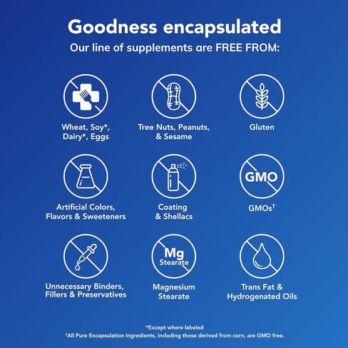 مغلفات نقية للشعر/البشرة/الأظافر فائقة - مكمل للكولاجين ومكافحة الشيخوخة والكيراتين ومضادات الأكسدة وترطيب البشرة والشعر والأظافر* - مع البيوتين وفيتامين ج والمزيد - 60 كبسولة in Kuwait