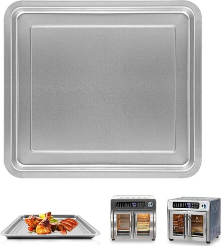 Air Fryer Grill Pan for Emeril Lagasse 26 QT Extra Large Air Fryer, 12.5''×11.3'' Stainless Steel Air Fryer Tray Accessories Grill Plate Crisper Plate Replacement Parts Rack in Saudi Arabia