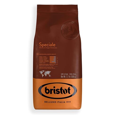 Bristot Speciale Italian Espresso Coffee Beans – Medium Roast, Low Acid, Whole Bean – 2.2 lb (1kg) Bag – Authentic Italian Coffee for Espresso, Cappuccino in Saudi Arabia
