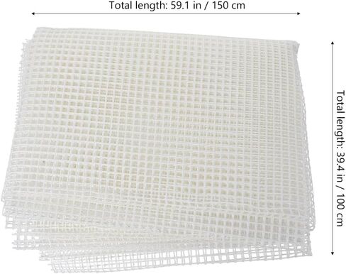 Veemoon ربط شبكة البساط قماش DIY التطريز أداة حرفية لخطاف مزلاج السجاد السجاد الوسائد شبكة بيضاء المواد الحرفية لديكور المنزل اليدوية in Kuwait