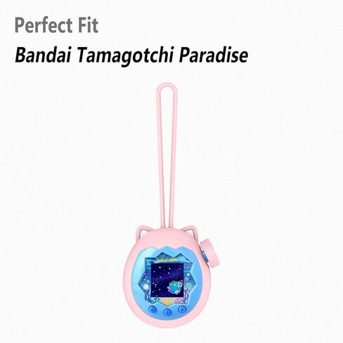 حافظة سيليكون من Geiomoo للحيوانات الأليفة الافتراضية التفاعلية Tamagotchi Paradise، غطاء حماية ناعم ومرن مقاوم للخدش (وردي) in Kuwait