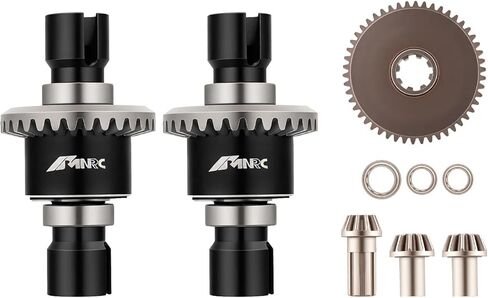 Steel 2PCS Differential Diff & Input Spur Gear Compatible with HyperGO 1/16 H16BM H16PL H16GT H16DR 16207 16208 16209 16210 1/14 14209 14210 14301 14303 Upgrades Part Blue in Saudi Arabia