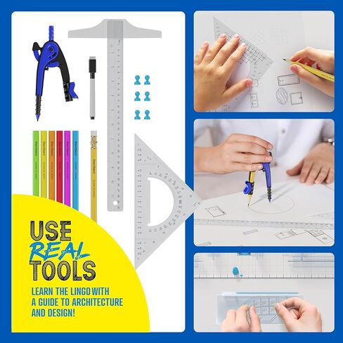Dan&Darci Architecture Kit for Kids - 8 9 10 11 12 Year Old Girl Gifts - Boys Toys Age 8-10 - STEM Toys for Ages 8-13 - 12 Year Old Boy Birthday Gift for Girls - Architect Home Model Kit in Saudi Arabia