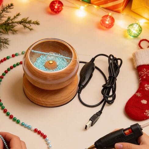 Bracelet Making Machine, Rotating Speed Adjustment Arts and Crafts Tool, Electric Bead Spinner for Hobbyists, Jewelry Lovers, Girls, Women, DIY Projects in Saudi Arabia