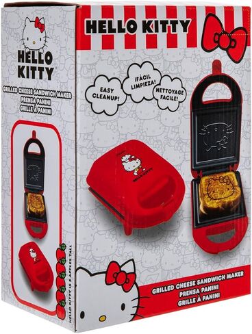 Hello Kitty Sandwich Maker, Electric 520W, Red, 6 x 8.75 inches in Saudi Arabia