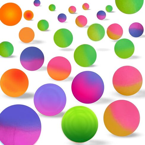 20 Pcs Cat Toy Bouncy Balls, 1.25 Inch Interactive High Elasticity Rubber Cat Ball, Durable Pet Toy for Indoor Outdoor in Kuwait