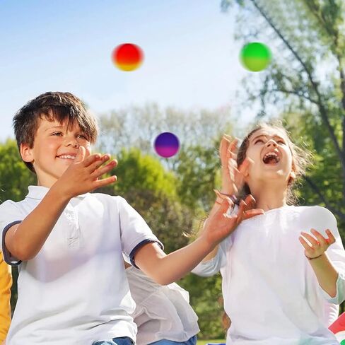 20 Pcs Cat Toy Bouncy Balls, 1.25 Inch Interactive High Elasticity Rubber Cat Ball, Durable Pet Toy for Indoor Outdoor in Kuwait