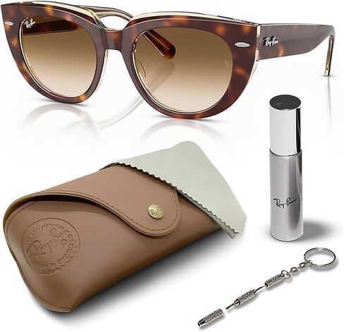 Ray-Ban RB2286 DOREEN Square Shaped Sunglasses for Men & Women with Official RAYBAN Eyewear Kit in Kuwait