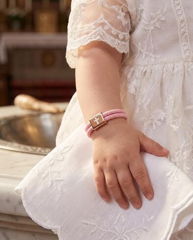 HGDEER Cross Bracelet for Girls, Adjustable Bracelet Baptism Confirmation First Communion Religious Birthday Easter Christmas Gift with Quote Card & Gift Pouch in Saudi Arabia