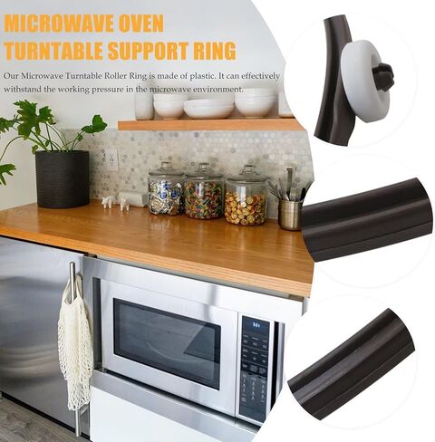 حلقة دوارة للميكروويف مكونة من قطعتين لـ LG - 9.5 بوصة لموديلات LMV1630BB، LMV1630WW، MV1610WW، MV1608BB in Kuwait