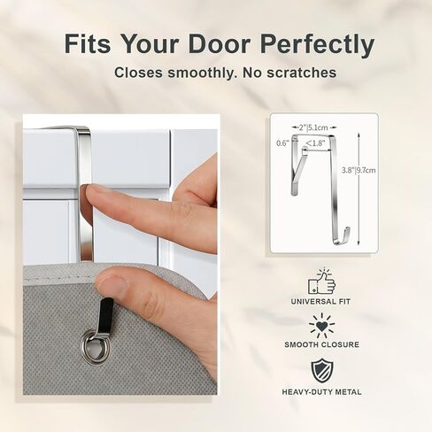 Hanging Yarn Storage Organizer 6 Zipper Closure Compartments, Knitter-Designed Over-The-Door Yarn Storage with Clear Window, Fully Enclosed, Breathable Fabric in Kuwait