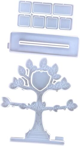 HOMSFOU Set of Photo Frame Silicone Material Easy to Clean for Home Office Decor in Saudi Arabia