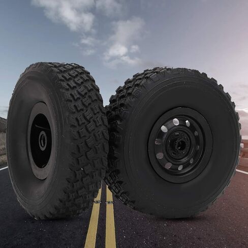 إطار عجلة مضاد للتآكل من EVTSCAN إطار مطاطي أسود يناسب الشاحنة العسكرية WPL C-34 1/16 4WD in Saudi Arabia