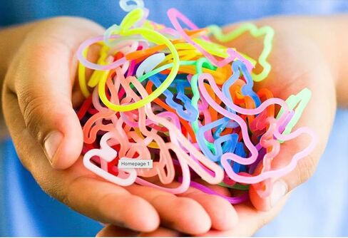 Sillybandz 100 مجموعة متنوعة من الأساور الممتعة والملونة للحفلات in Saudi Arabia