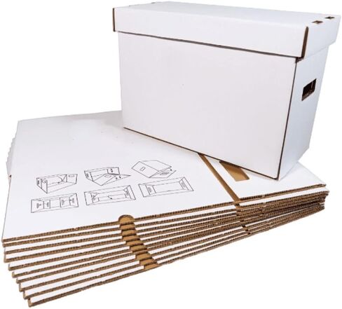 10-Pack • Short Comic Book Storage Box • Woodhaven Trading Firm Brand in Kuwait