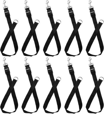 STARVAST 10 PCS Horse Bucket Straps, Sturdy Nylon Bucket Straps Adjustable Horse Trailer Ties for Water Bucket Horse, Hay Nets, Water Buckets, Horse Outdoor Feeders in Saudi Arabia