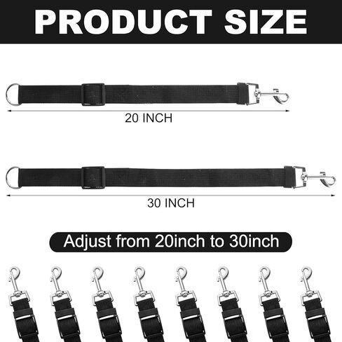 STARVAST 10 PCS Horse Bucket Straps, Sturdy Nylon Bucket Straps Adjustable Horse Trailer Ties for Water Bucket Horse, Hay Nets, Water Buckets, Horse Outdoor Feeders in Saudi Arabia