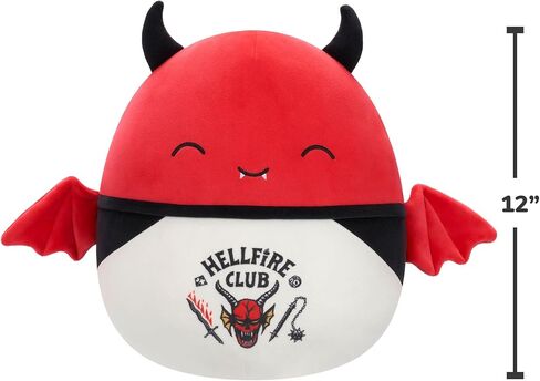 Squishmallows Original “Stranger Things" 12in Dante The Devil Plush - Official Jazwares Plush (Medium-Sized) in Saudi Arabia