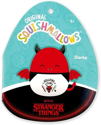 Squishmallows Original “Stranger Things" 12in Dante The Devil Plush - Official Jazwares Plush (Medium-Sized) in Saudi Arabia
