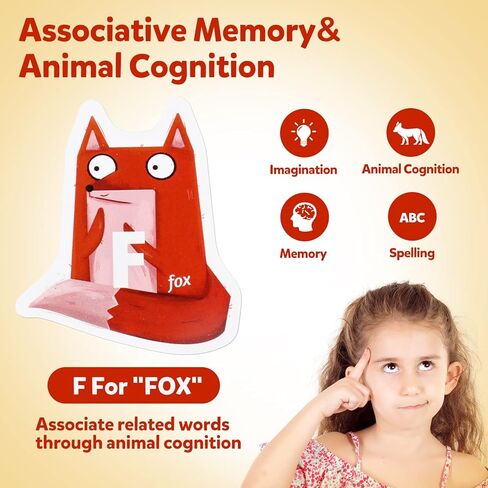 الحروف الأبجدية الحيوانية المغناطيسية 26 قطعة مغناطيس ABC لمرحلة ما قبل المدرسة تعلم التهجئة لطيف ألعاب الثلاجة للأطفال الصغار ألعاب التعلم هدية لعيد ميلاد عيد الميلاد يوم الأطفال in Kuwait