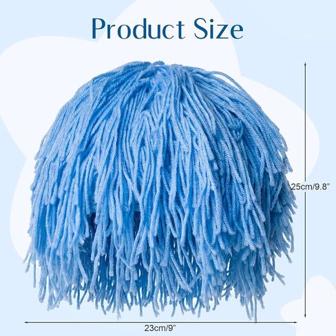 زي قبعة شعر مستعار من الصوف من One Blue Thing للمهرجانات المدرسية وحفلات الهالوين in Saudi Arabia