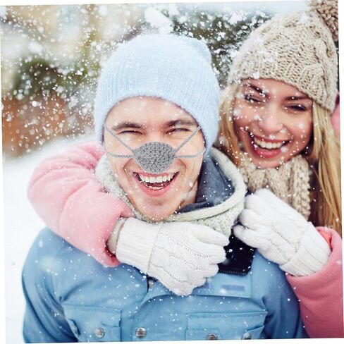 Winter Nose Guard Comfortable Wool Nose Warmer for Men and Women Soft Crochet Cover for Outdoor Activities in Cold Weather in Saudi Arabia