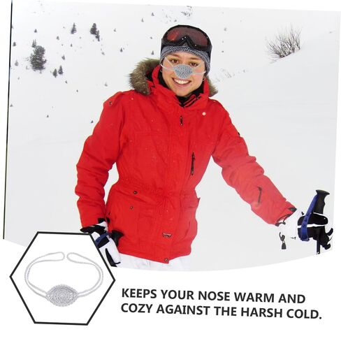 Winter Nose Guard Comfortable Wool Nose Warmer for Men and Women Soft Crochet Cover for Outdoor Activities in Cold Weather in Saudi Arabia