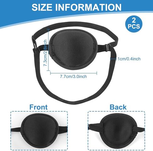 رقعة عين الكلب، غطاء حماية للعين للكلاب والقطط الصغيرة قابل للتعديل للإصابات وجروح العمليات الجراحية (2) in Kuwait