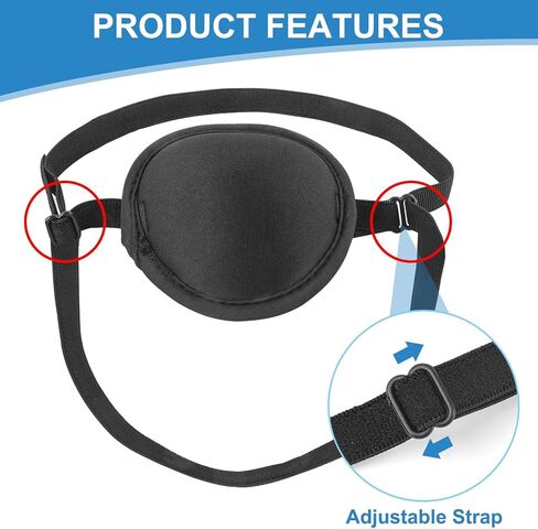 رقعة عين الكلب، غطاء حماية للعين للكلاب والقطط الصغيرة قابل للتعديل للإصابات وجروح العمليات الجراحية (2) in Kuwait