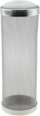 RLECS 89x30mm غطاء حماية مدخل من الفولاذ المقاوم للصدأ لخرطوشة فلتر حوض السمك مناسبة لأنظمة معالجة مياه الصرف الصحي لأبراج التبريد الصناعية in Kuwait