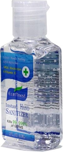 حزمة معقم لليدين من BushKlawz Eco Finest بحجم 2 أونصة بدون شطف، 75% كحول، حجم سفر نظيف فوري (مجمّع 24) حزمة بيع بالتجزئة فردية in Saudi Arabia