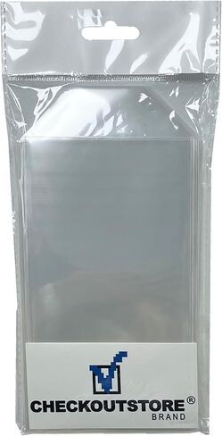 CheckOutStore 100 Mini Slimline Die Clear Storage Pockets (3 5/8 x 6 1/2) in Saudi Arabia