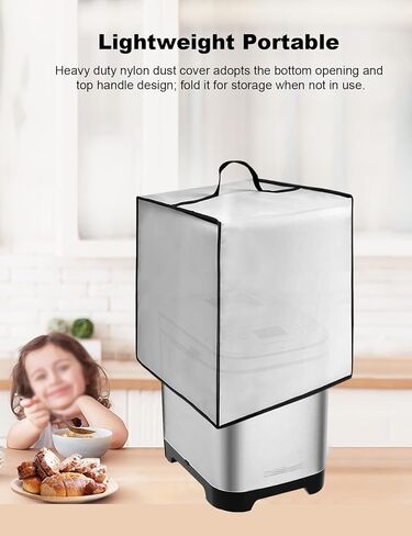 Bread Maker Machine Cover Bread Make Lid Anti-static Heat-resistant Nylon Cover for Cuisinart Bread Maker CBK-110P1/ 2LB Bread Machine in Saudi Arabia