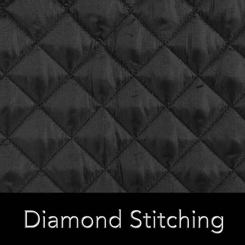 غطاء صانع الخبز مقاس 17 × 11 × 15 بوصة، غطاء غبار فرن محمصة مبطن من القطن والبوليستر لحماية آلة الخبز وأجهزة المطبخ الصغيرة، يمكن غسله في الغسالة أو اليدين (اللون: أسود) in Kuwait