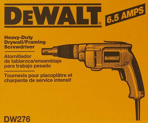 DEWALT Drywall Screw Gun, Variable Speed Reversible, 6.5-Amp (DW276) in Saudi Arabia