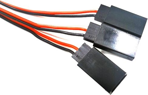 TAODAN 6PCS 3 Pin Male Female Servo Extension Cable Y Splitter Suitable for Aircraft and Helicopter Servo Connections/Receivers Radio Controlled Vehicles in Saudi Arabia