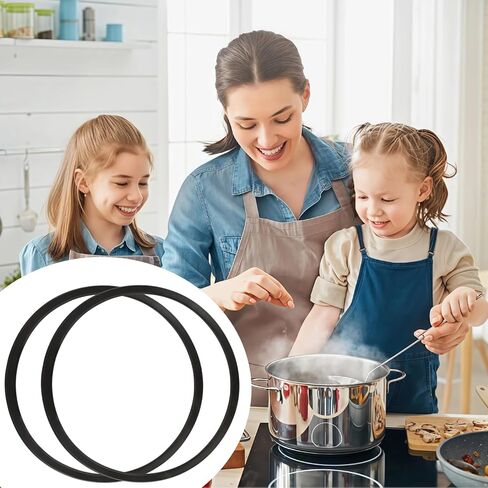 2 حزمة S-9882 حشية علبة ضغط بديلة وحلقة إغلاق - تناسب طنجرة الضغط/علبة الضغط Mirro 12qt/16qt/22qt، متوافقة مع موديلات M-0406، M-0522، M-0312، M-0512، M-0416، M-0526، M-0622 in Kuwait