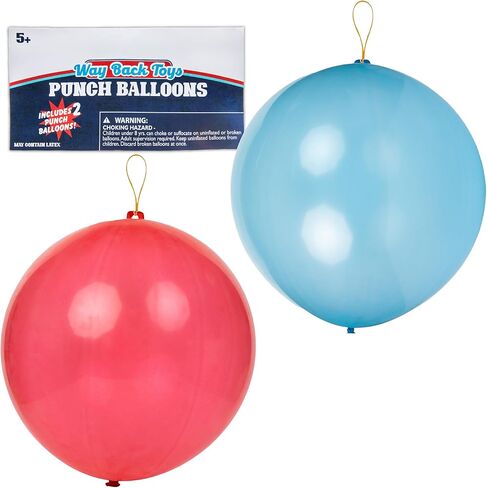 Way Back Toys Punch Balloon Set of 2, Novelty Family Fun Game for Ages 5 and up in Saudi Arabia