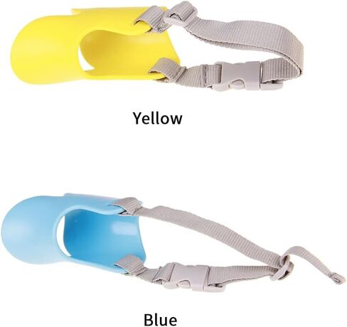 أغطية للكلاب على شكل فم بطة مضادة لعضة البط، غطاء فم من السيليكون على شكل بطة ناعمة مع حزام قابل للتعديل، مناسب للكلاب الصغيرة والمتوسطة (اللون: M) in Kuwait