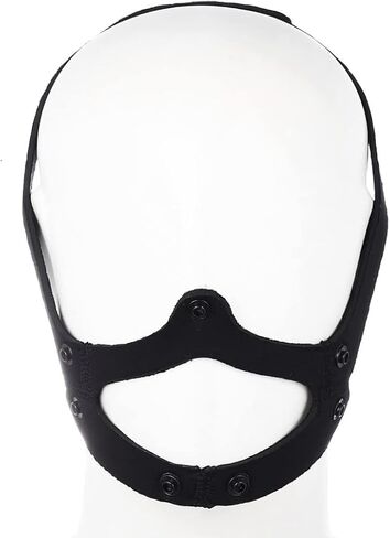 Neoprene Puppy Face Muzzle Dog Hood Mask Play Hoods Pup Play Gear Mask (Pink, One Size) in Saudi Arabia
