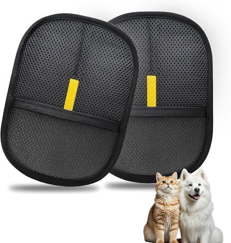 Pet Hair Removal Glove for Cats & Dogs, Upgraded Electrostatic Pet Hair Gloves, Reusable Magic Brush Pet Hair Remover Tool ，Suitable for Couch, Carpet, Car Seat(1 PCS) in Saudi Arabia