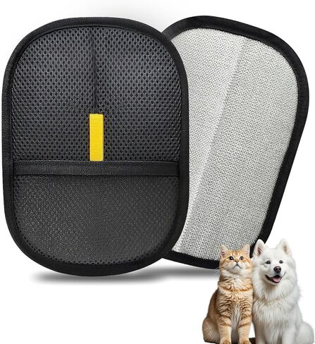 Pet Hair Removal Glove for Cats & Dogs, Upgraded Electrostatic Pet Hair Gloves, Reusable Magic Brush Pet Hair Remover Tool ，Suitable for Couch, Carpet, Car Seat(1 PCS) in Saudi Arabia
