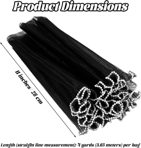 Bouquet Wrapping Paper - Flower Bouquet Wrapping Paper - Flower Wrapping Mesh Paper, Black Pearl Edge Wrinkled Mesh, Korean Bouquet Wrapping Mesh for DIY Floral Decor & Wedding Gift Packaging 4 Yards in Saudi Arabia