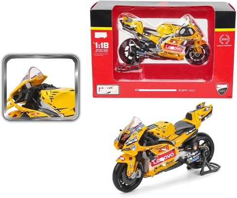 1/18 2023 GP#1 Alloy Motocross Racer for Bagnaia Champion Figure - Moto GP-Inspired Collectible Model, Adult Ideal Gift for Racing Enthusiasts in Saudi Arabia