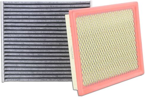 Engine Cabin Air Filter kit Compatible with 2022-2025 Toyota Tundra 2023-2025 Toyota Sequoia 3.4L V6 Replaces 17801-F4010 87139-0C010 CA12963 WP10652 in Saudi Arabia