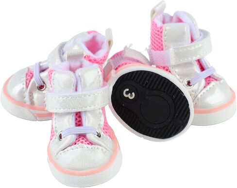 Dog Booties, Non Slip Breathable Mesh Dog Shoes Summer Outdoor Protectors for Outdoor Walking Hiking Camping,Summer Hot Pavement, Water-Resistant in Rainy Weather in Saudi Arabia