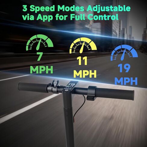 VOLPAM Electric Scooter Adult, 19 MPH & 15 Miles Range, 350W Motor, 8.5" Solid Tires, Lightwight Foldable E Scooter for Adults & Teens, with App Control, Curise Control, Dual Braking in Kuwait